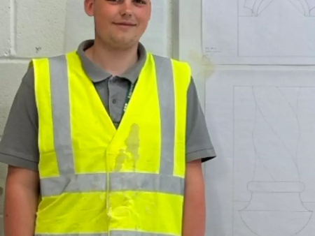 Jamie Whiting runner up for regional stonemasonry Skillbuild heat
