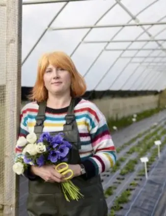 Moulton College Floristry student blooms on local flower farm